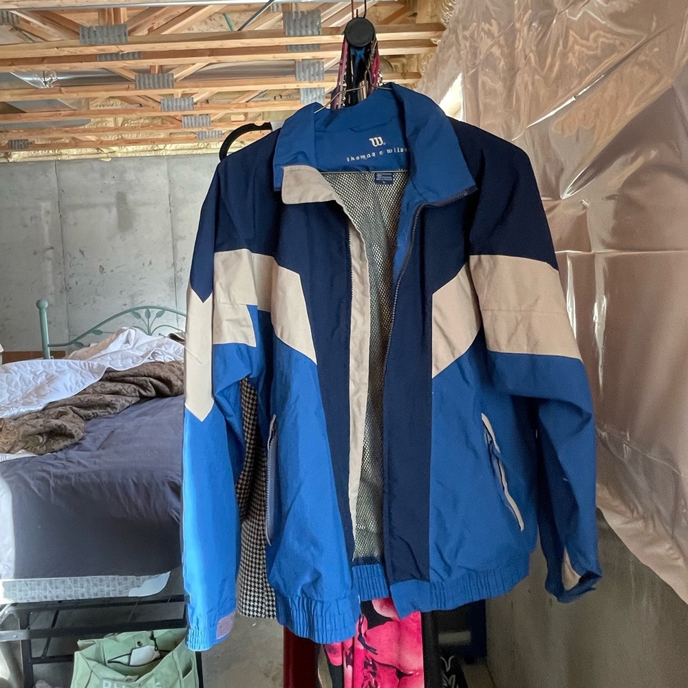 90s Style Oversized Wind Breaker